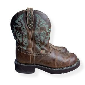 Justin Gypsy II Gemma L9606 Western Cowgirl Boots Women's Size 8.5 B